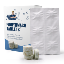 Breath freshening dental care white label mouthwash in tablets